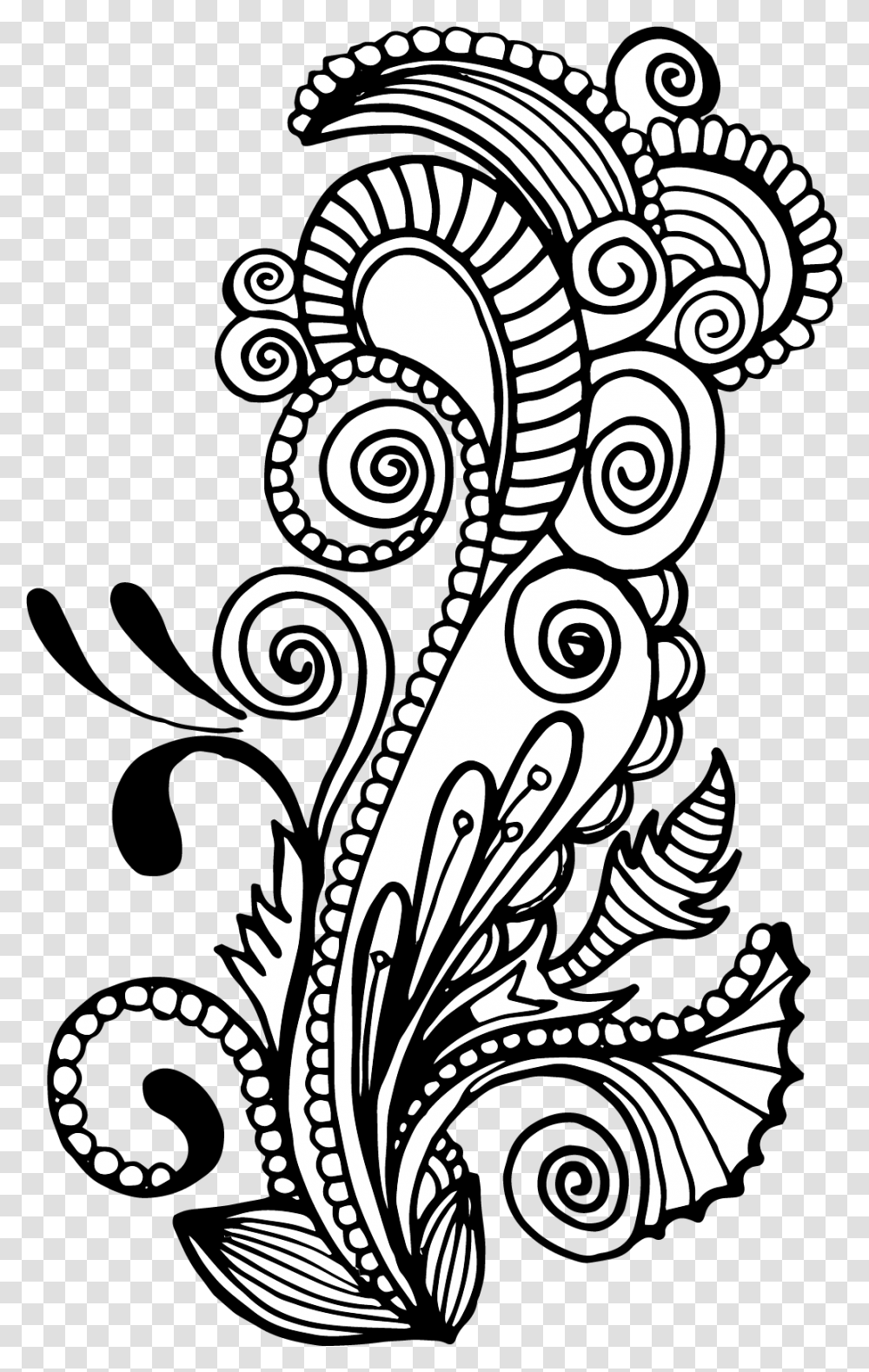 Free Hand Drawing Designs, Floral Design, Pattern Transparent Png