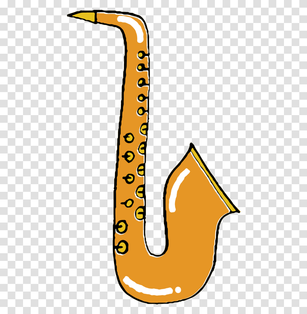 Free Hand Drawn Music Instrument Saxophone With Dot, Leisure Activities, Musical Instrument, Light Transparent Png