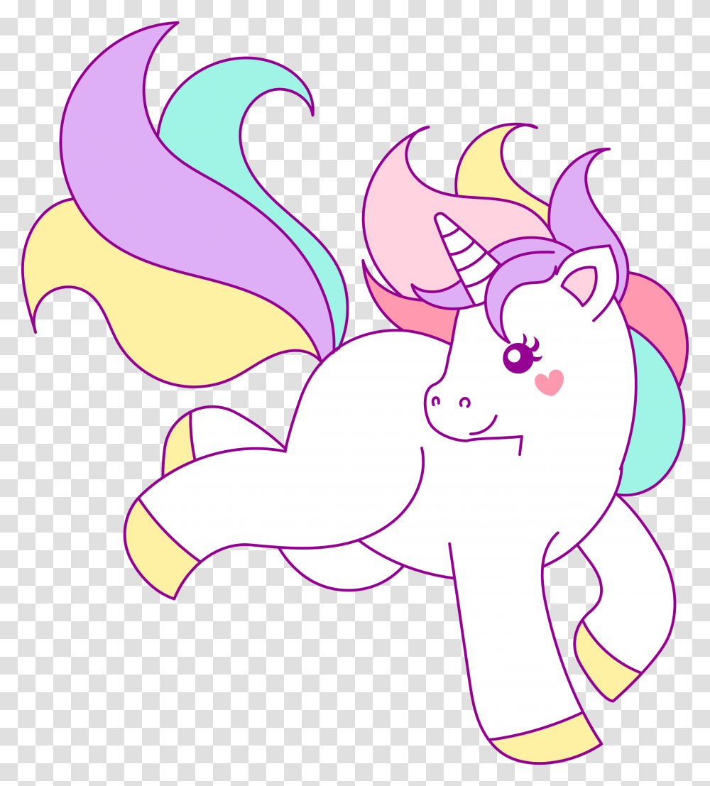 Free Hand Drawn Unicorn Clip Art, Painting, Cupid Transparent Png