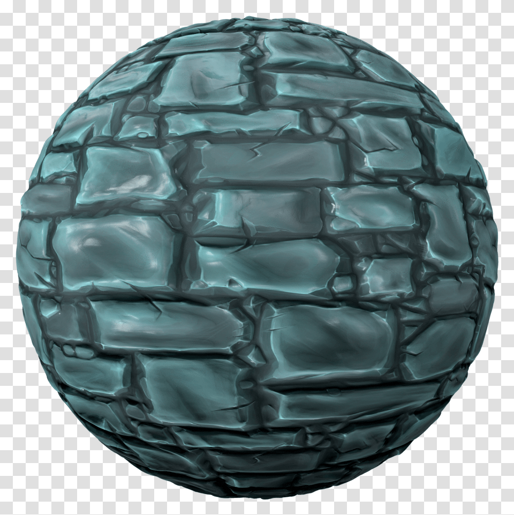 Free Hand Painted Stone Texture With Tiles Sphere, Nature, Outdoors, Helmet Transparent Png
