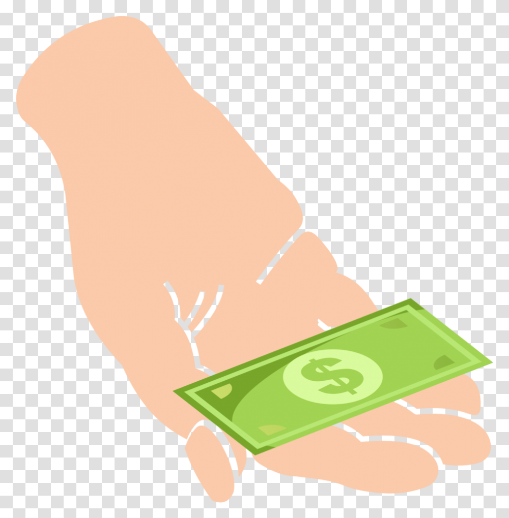 Free Hand With Money Background Cash, Text, Electronics, Number, Symbol Transparent Png