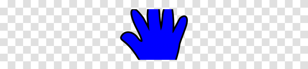 Free Handprint Clipart Child Handprint Blue Clip Art, Apparel, Light, Accessories Transparent Png
