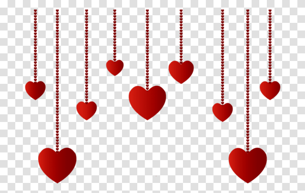 Free Hanging Hearts Decoration Images Valentine Hearts Background, Ornament Transparent Png