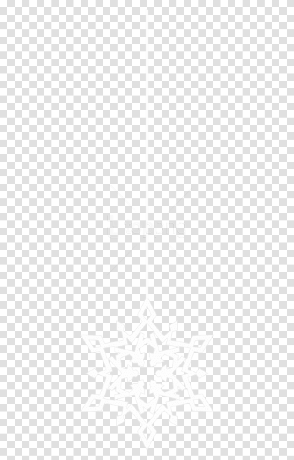 Free Hanging White Snowflake Darkness, Arrow, Sign, Road Sign Transparent Png