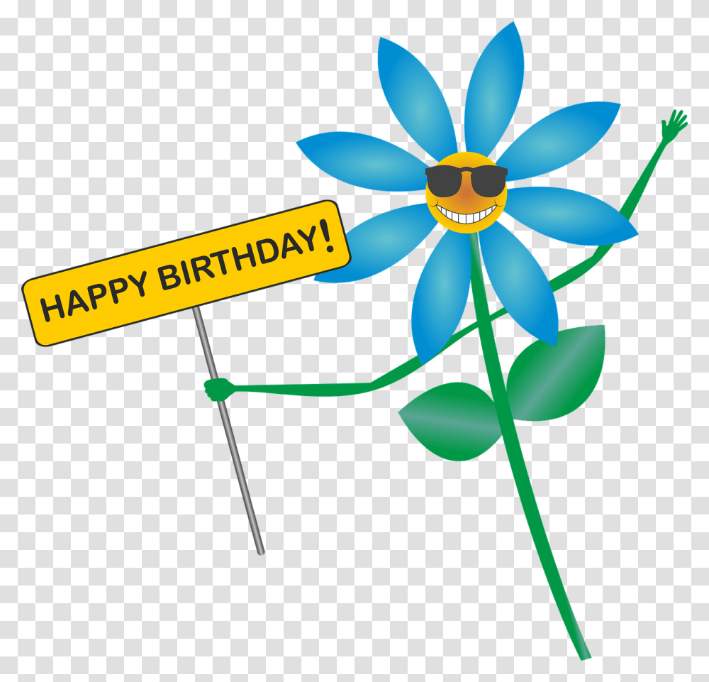 Free Happy Birthday Greetings Flowers, Plant, Daisy, Pollen Transparent Png