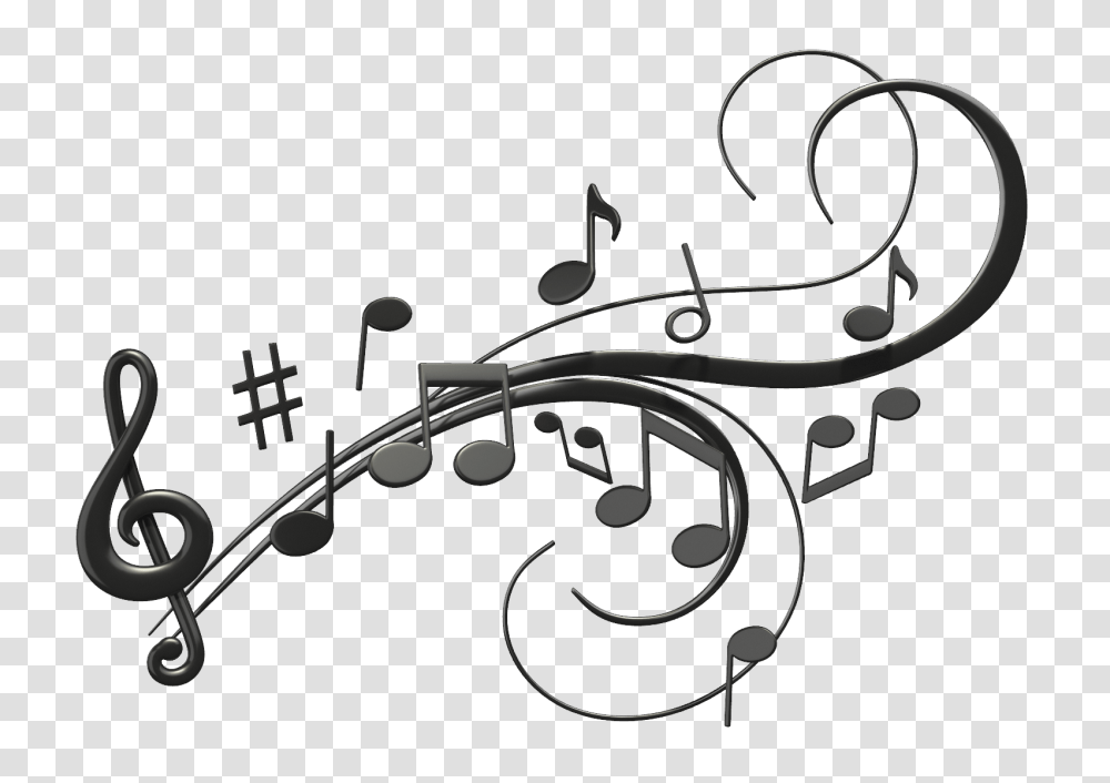 Free Hd Of Music Notes Hd Of Music Notes, Floral Design, Pattern Transparent Png