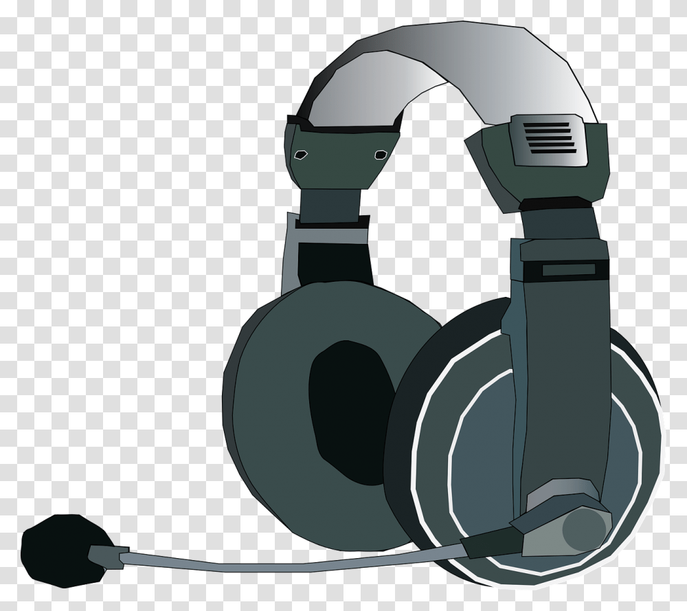 Free Headphones Music Vectors Fone De Ouvido Com Alto Falante, Electronics, Headset, Grenade, Bomb Transparent Png