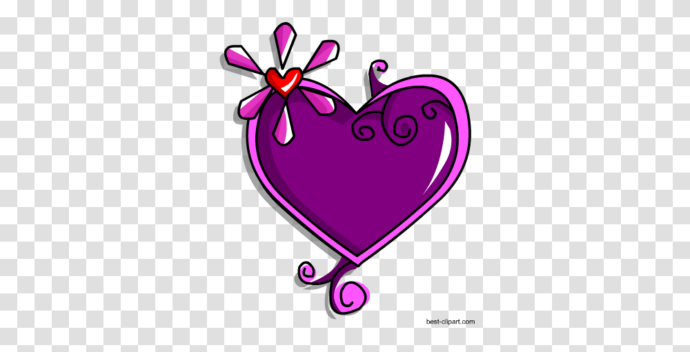 Free Heart Clip Art Images And Graphics, Label, Purple Transparent Png