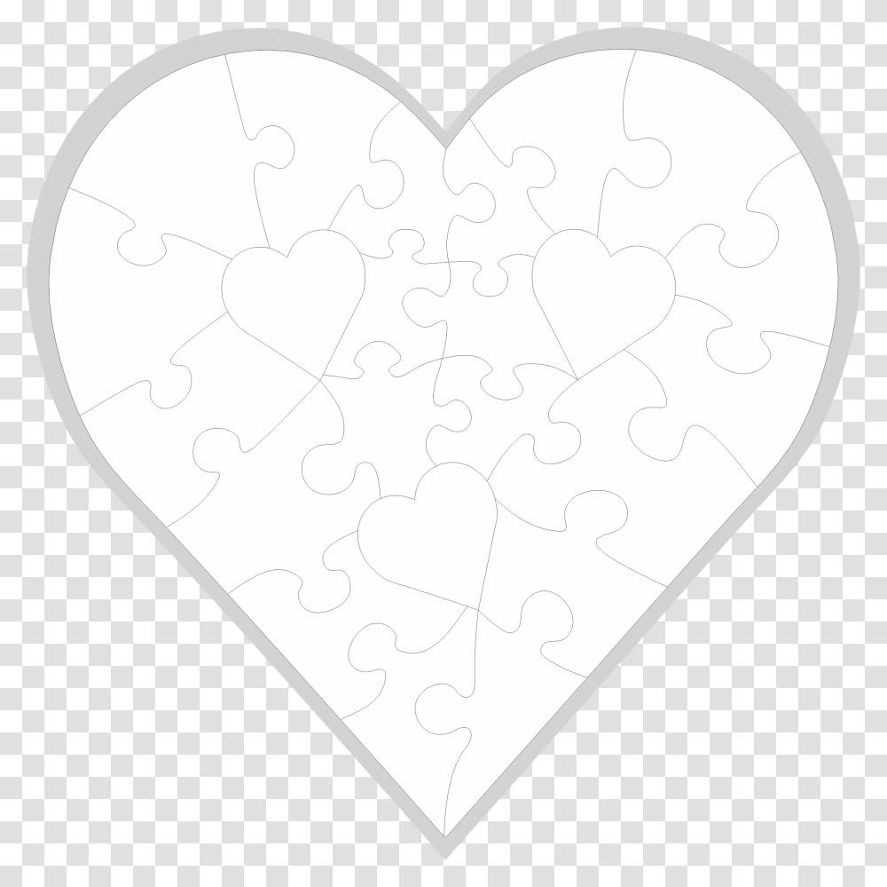 Free Heart Doodle Download White Heart On Black Background, Rug, Pillow, Cushion, Label Transparent Png