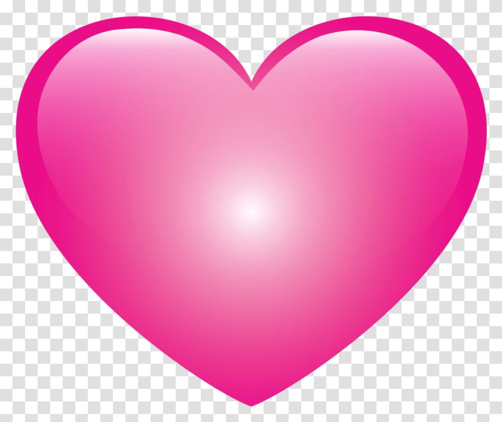 Free Heart Glossy With Imagens De Rosa Em, Balloon Transparent Png