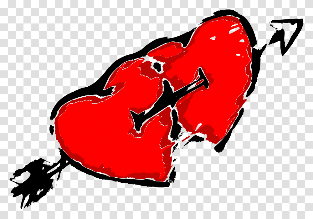 Free Heart Grunge With Grunge Designs, Hand, Weapon, Weaponry, Key Transparent Png