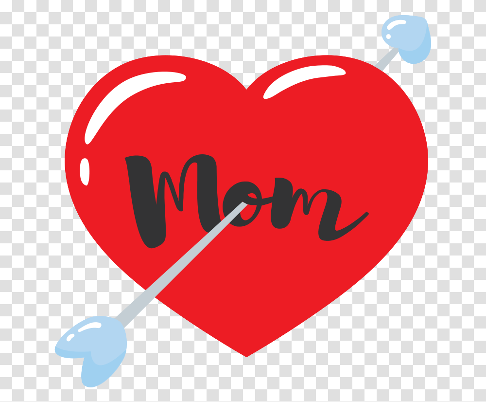 Free Heart Mom Tattoo Arrow With Background Amor De Mama Transparent Png