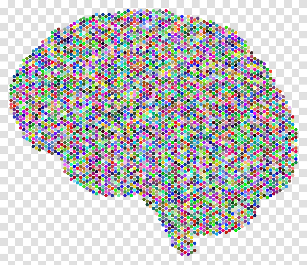 Free Hexagonal Brain Prismatic Ii Big Image Neural Network Svg, Lighting, Pattern Transparent Png