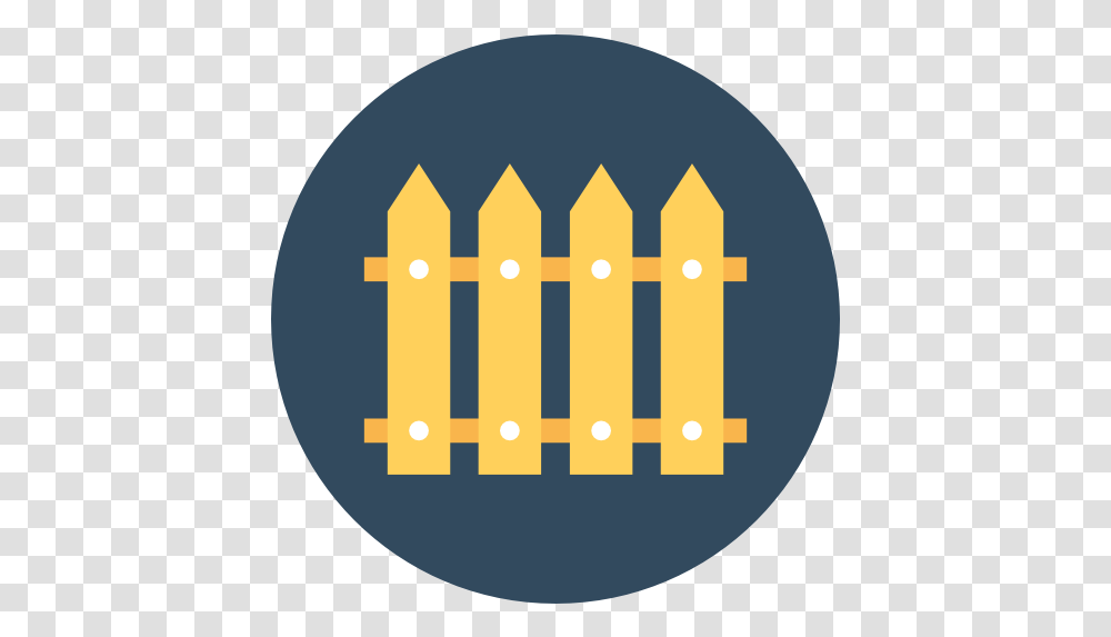 Free High Quality Fence Icon Icon, Picket Transparent Png