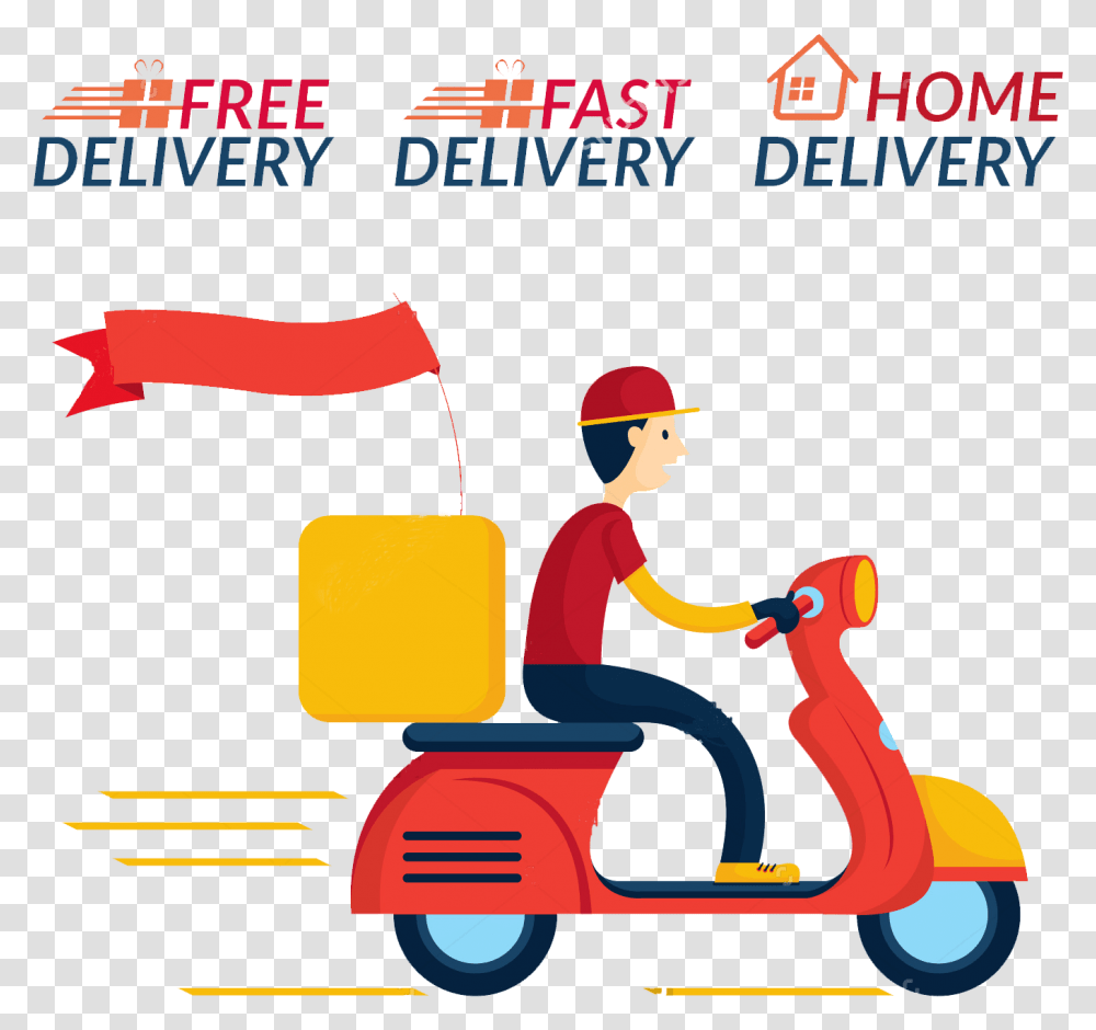 Free Home Delivery Icon, Vehicle, Transportation, Person, Human Transparent Png