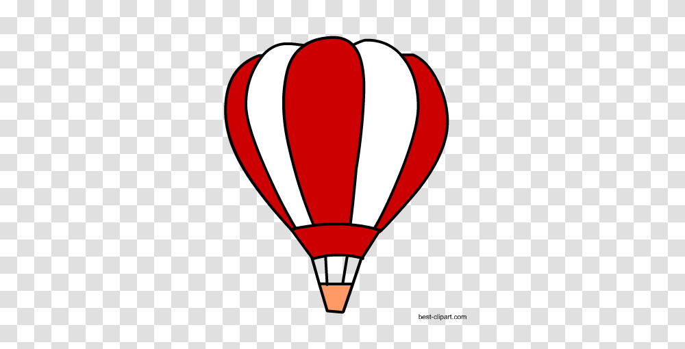 Free Hot Air Balloon Clip Art, Aircraft, Vehicle, Transportation, Tape Transparent Png