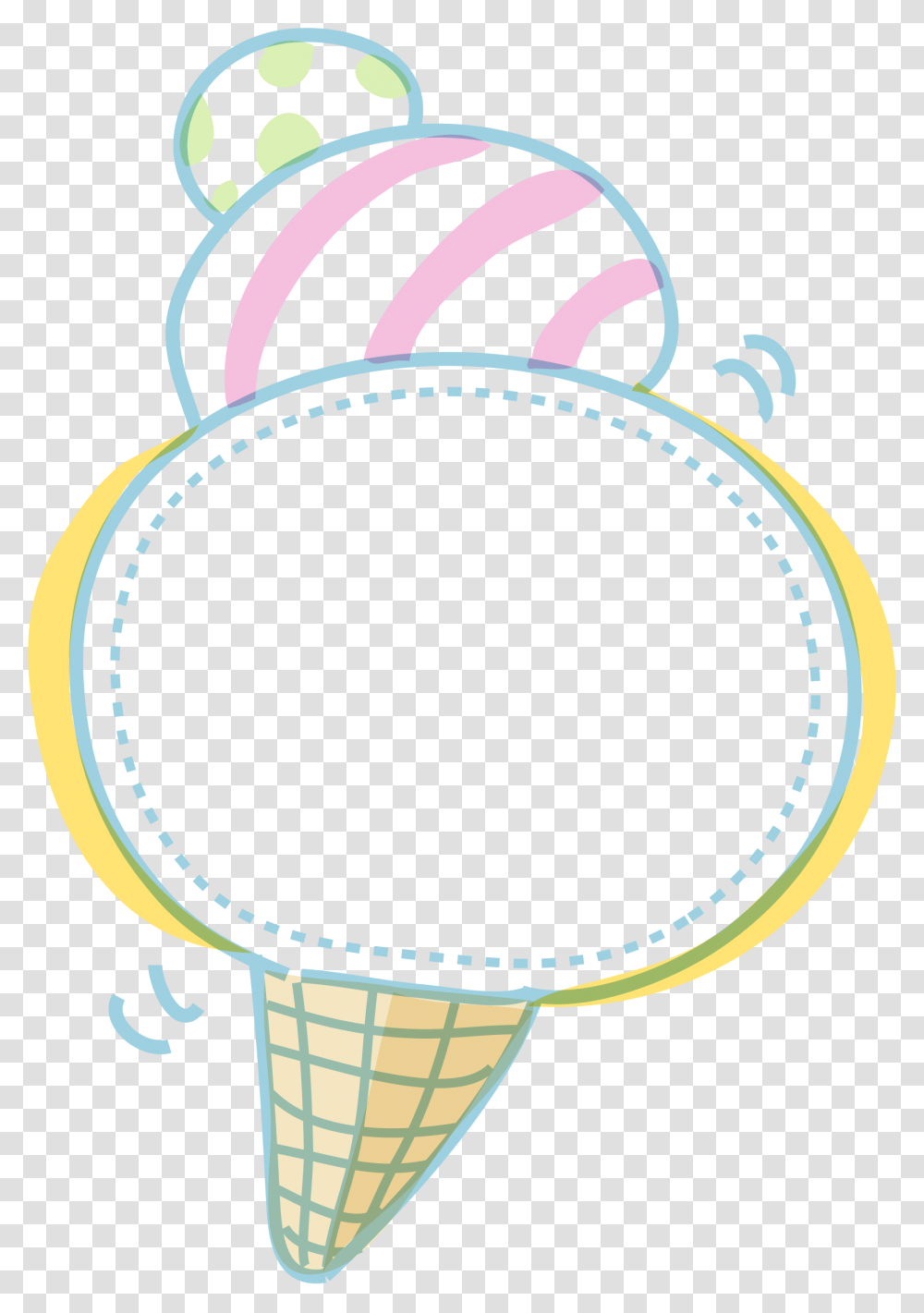Free Ice Cream Clipart Ice Cream Frame, Dessert, Food, Creme, Drawing Transparent Png