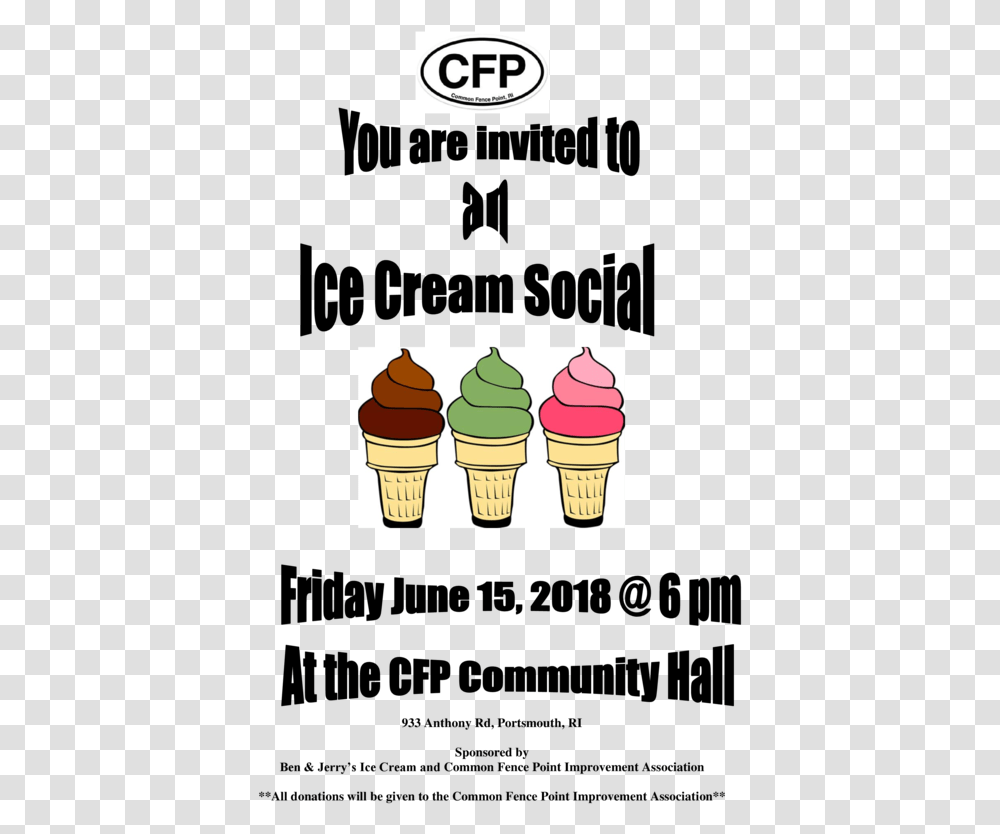Free Ice Cream Will Be Served Starting At 6 P Ice Cream Cone Clip Art, Dessert, Food, Creme, Sweets Transparent Png