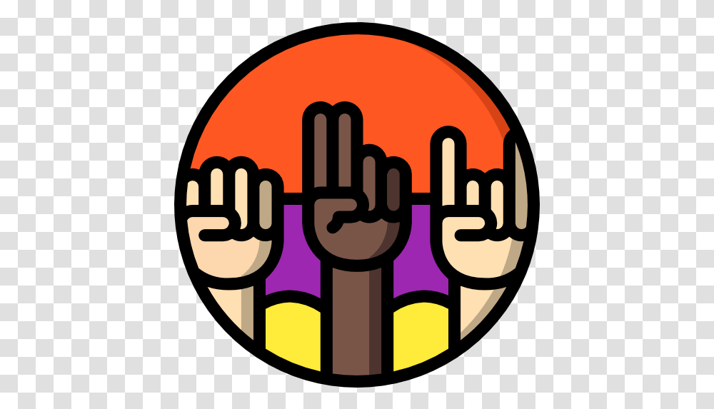 Free Icon Crowd Festival Music Icon, Hand, Fist, Poster, Advertisement Transparent Png