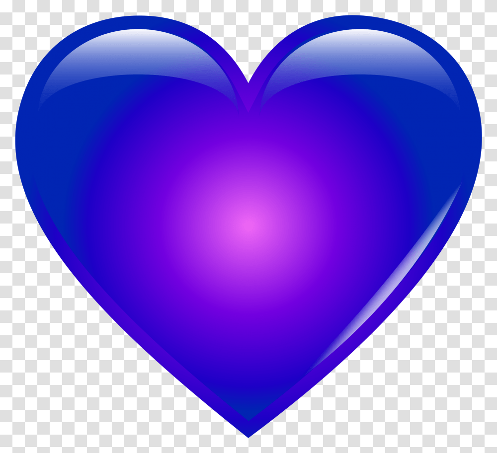 Free Icons Design Of Blue Heart Purple And Blue Heart, Balloon, Plectrum, Pillow, Cushion Transparent Png