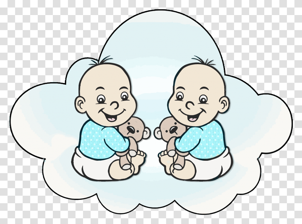 Free Icons Design Of Cloud Babies Baby Clipart Twin Boys, Face, Toilet, Bathroom, Indoors Transparent Png