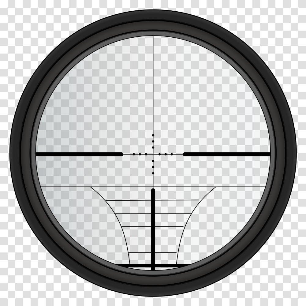 Free Icons Design Of Shooting Scope Telescopic Sight, Window, Porthole Transparent Png