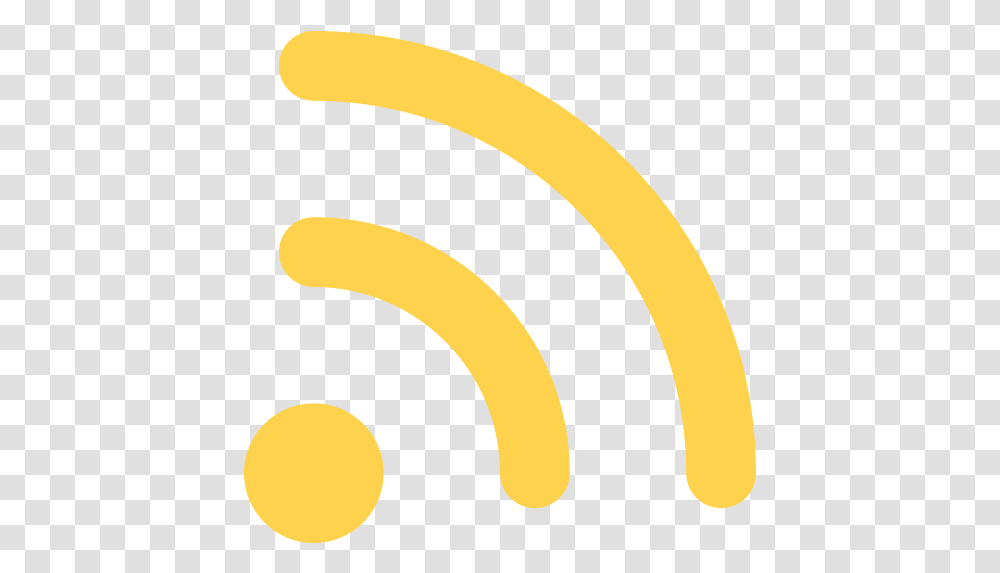 Free Icons Wifi Signal Icon Yellow, Banana, Fruit, Plant, Food Transparent Png