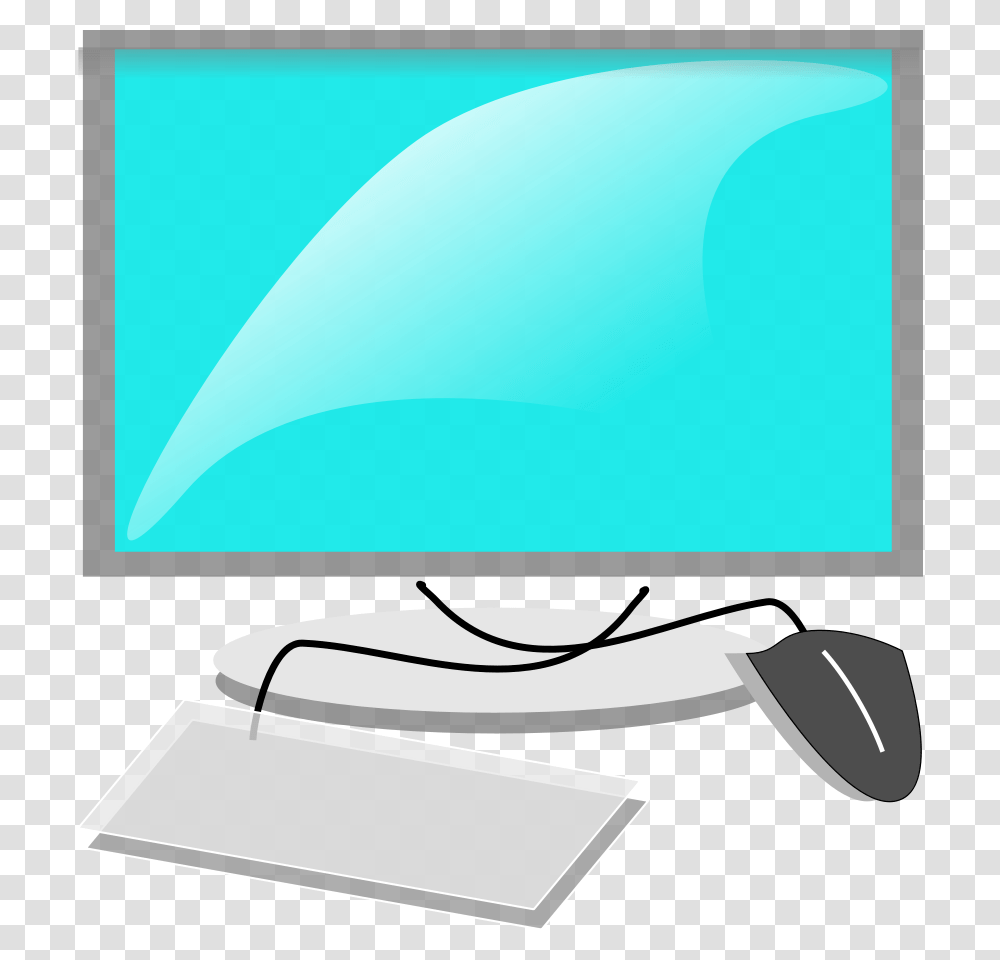 Free Image Download Clip Computer With Mouse And Keyboard Clipart, Monitor, Screen, Electronics, Display Transparent Png