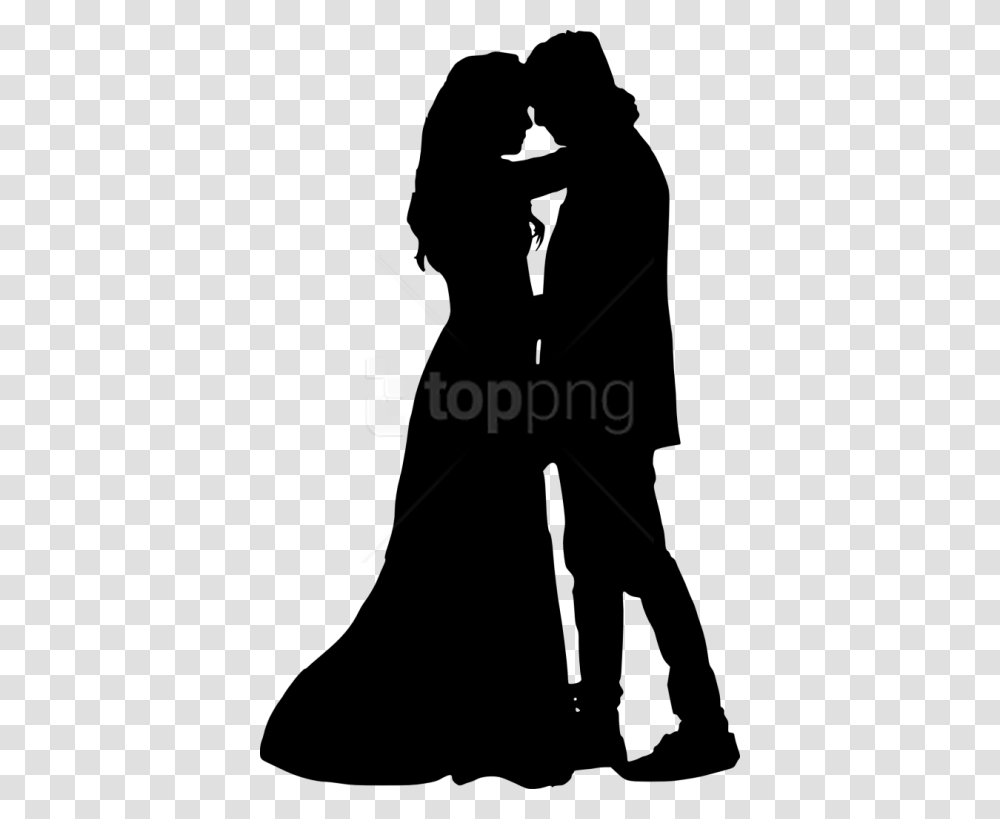 Free Images Bride And Groom Silhouette Svg, Person, Kneeling, Photography, Ninja Transparent Png