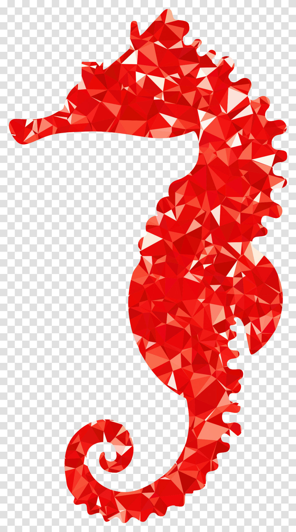 Free Images Download Seahorse Red Seahorse, Paper, Modern Art Transparent Png