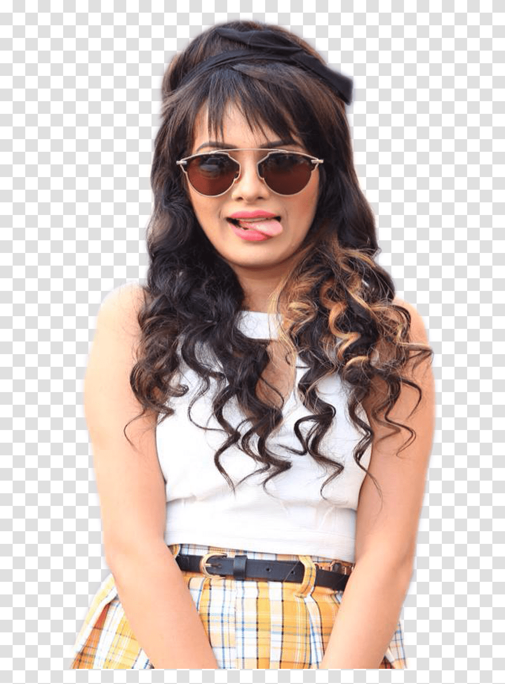 Free Images Girl Hd All, Face, Person, Sunglasses, Accessories Transparent Png