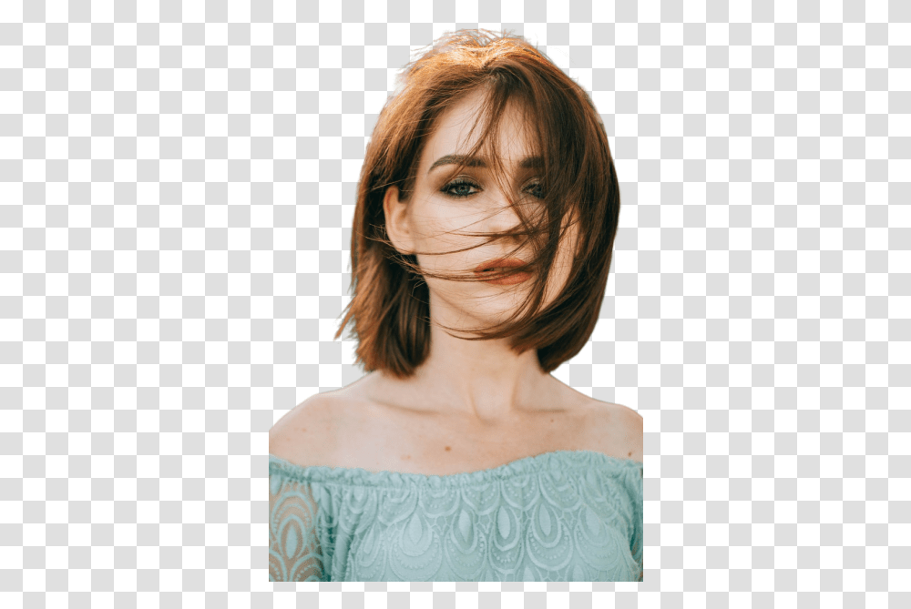 Free Images Girl In Wind Girl Portrait Background, Face, Person, Hair, Haircut Transparent Png