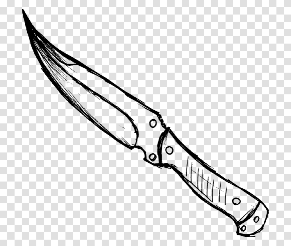 Free Images Toppng Cool Easy Knife Drawing, Bow, Weapon, Weaponry, Blade Transparent Png