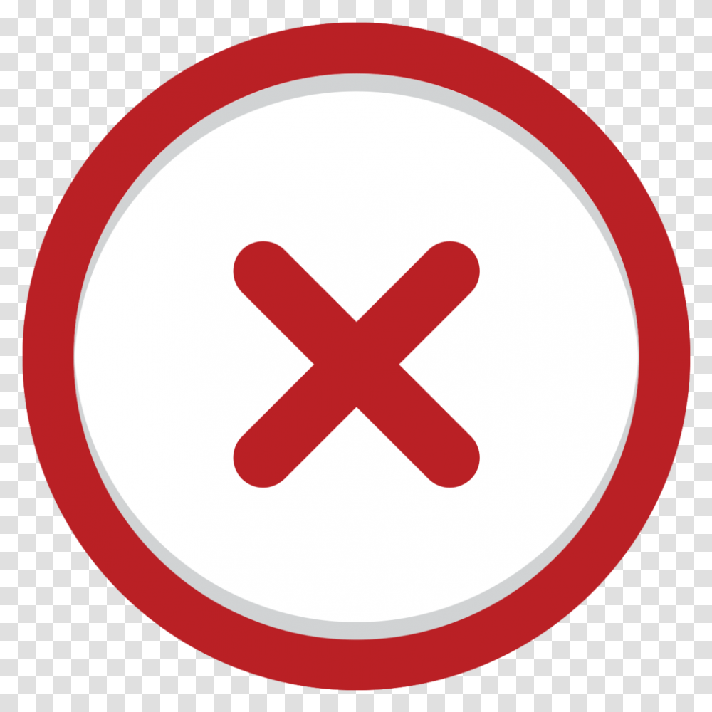 Free Incorrect Sign Circle With Cross Circle Icon, Label, Text, Symbol, Logo Transparent Png