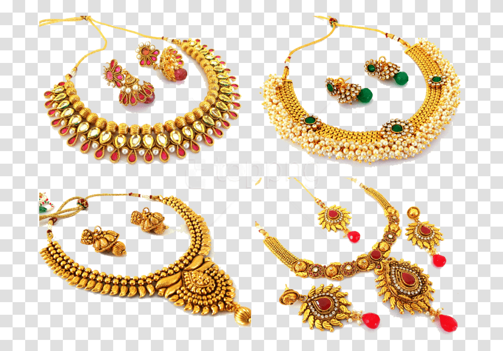 Free Indian Jewellery Jewellery Necklace Set, Accessories, Accessory, Jewelry, Pattern Transparent Png
