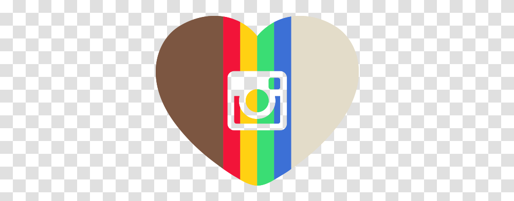 Free Instagram Image Download Clip Art Instagram Logo Heart, Text, Label, Symbol, Trademark Transparent Png