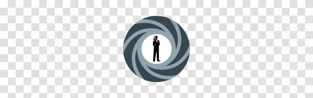 Free James Bond Icon Download, Person, Human, Tape, Silhouette Transparent Png