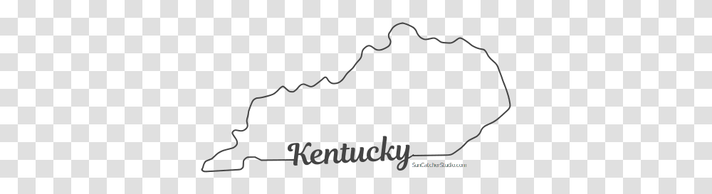Free Kentucky Outline With State Name On Border Cricut Shape Of Kentucky, Alphabet, Label Transparent Png