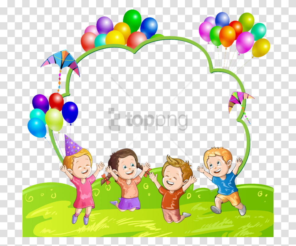 Free Kids Balloon Image With Background Children Background, Person, Human, People Transparent Png