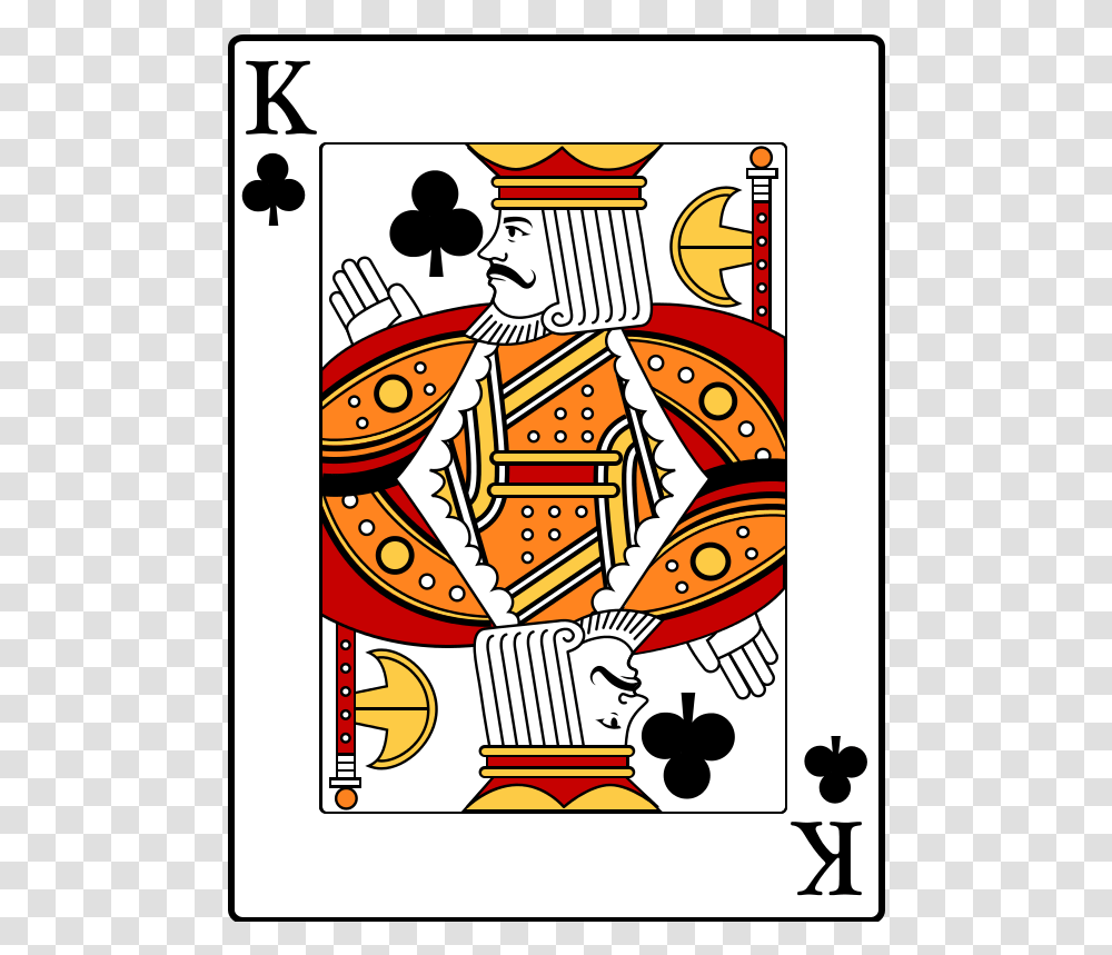 Free King Of Clubs King Of Hearts Card Clipart, Poster, Advertisement, Game, Leisure Activities Transparent Png
