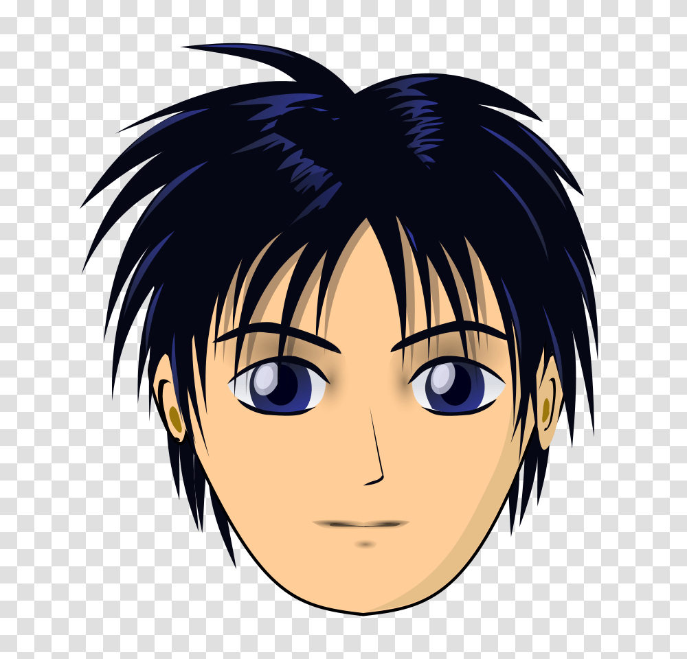 Free Large Clipart, Manga, Comics, Book, Face Transparent Png