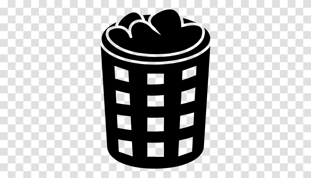 Free Laundry Basket Vector Download, Tin, Grenade, Bomb, Weapon Transparent Png