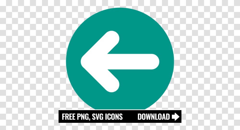 Free Left Arrow Svg Icon In 2021 Online Dot, Symbol, Sign, Road Sign Transparent Png