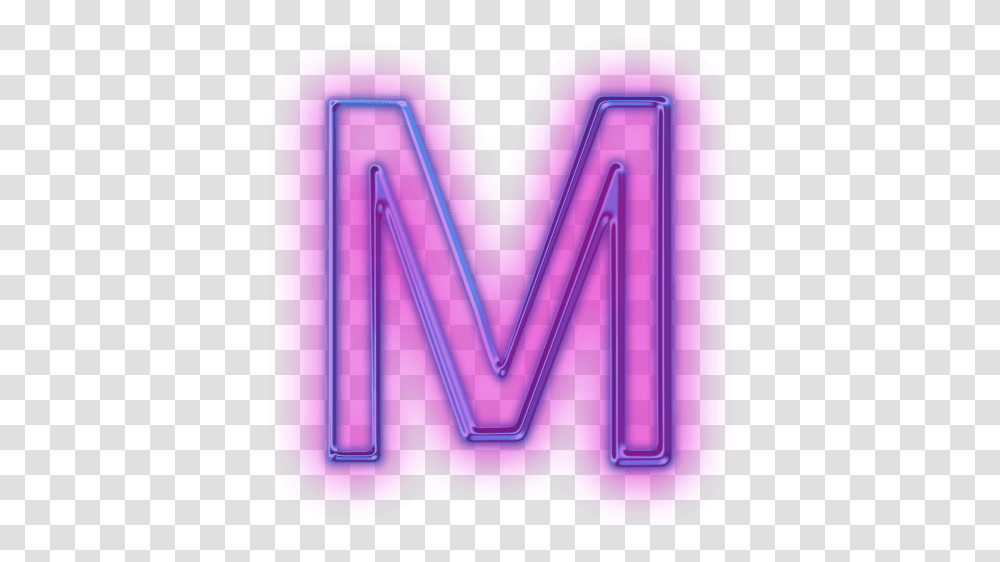 Free Letter M Neon Letter M, Alphabet, Text, Heart, Light Transparent Png