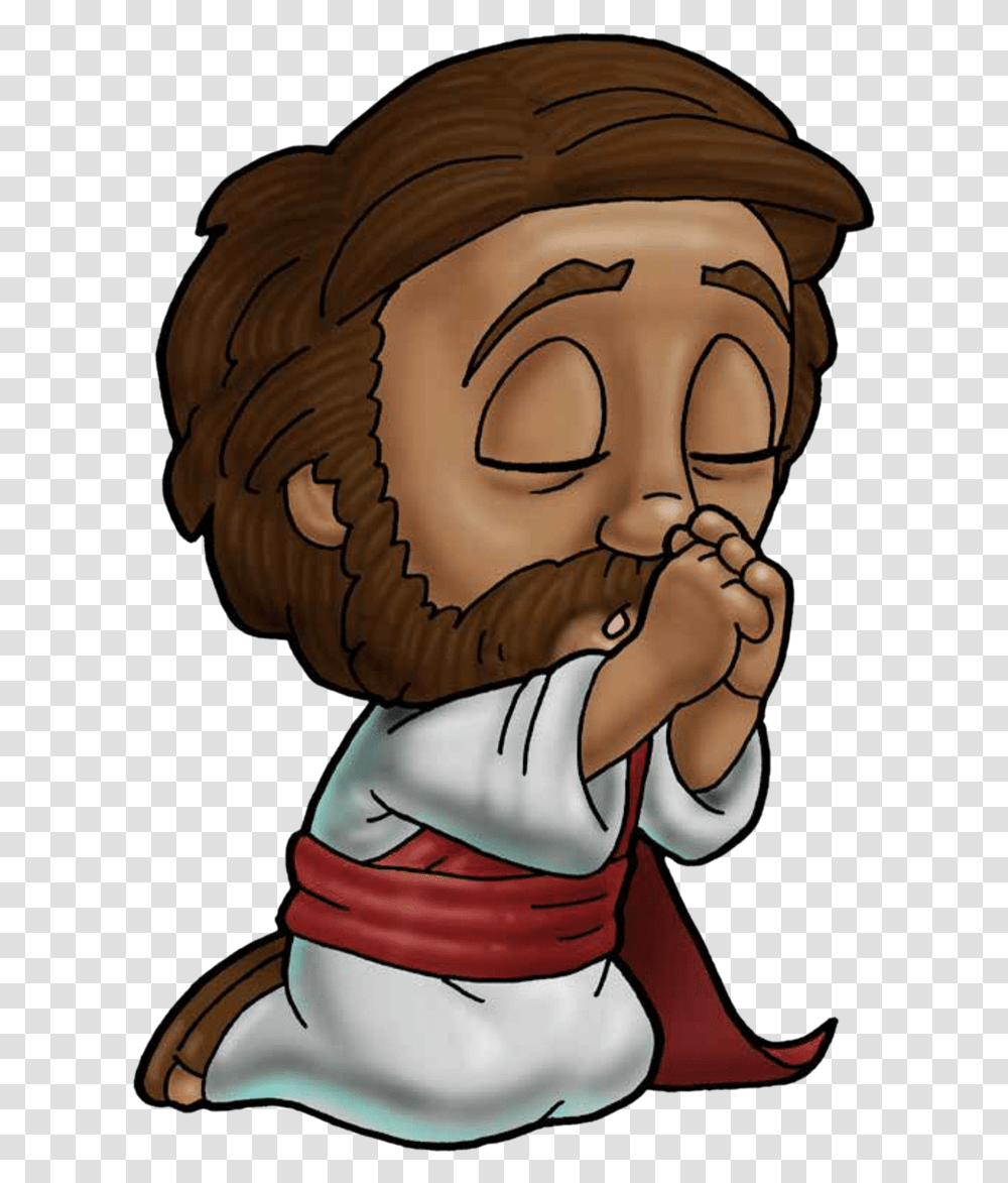 Free Library Jesus Praying Clipart, Head, Person, Human, Face Transparent Png