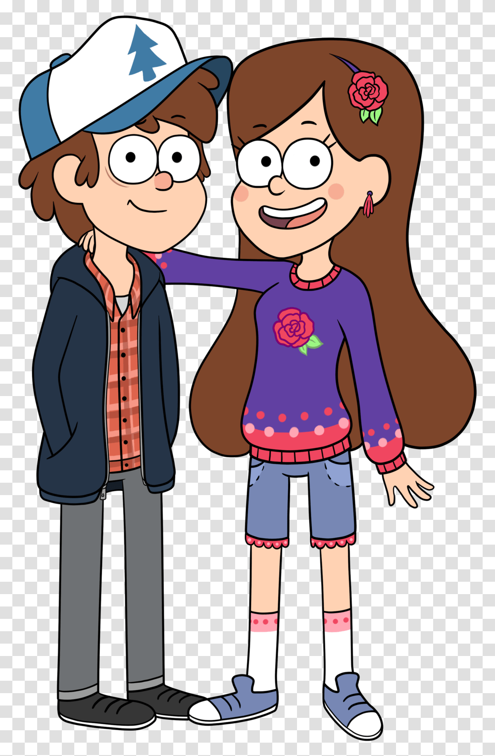 Free Library Teen Dipper And Mabel Dipper And Mabel Teenage, Person, People, Hat Transparent Png