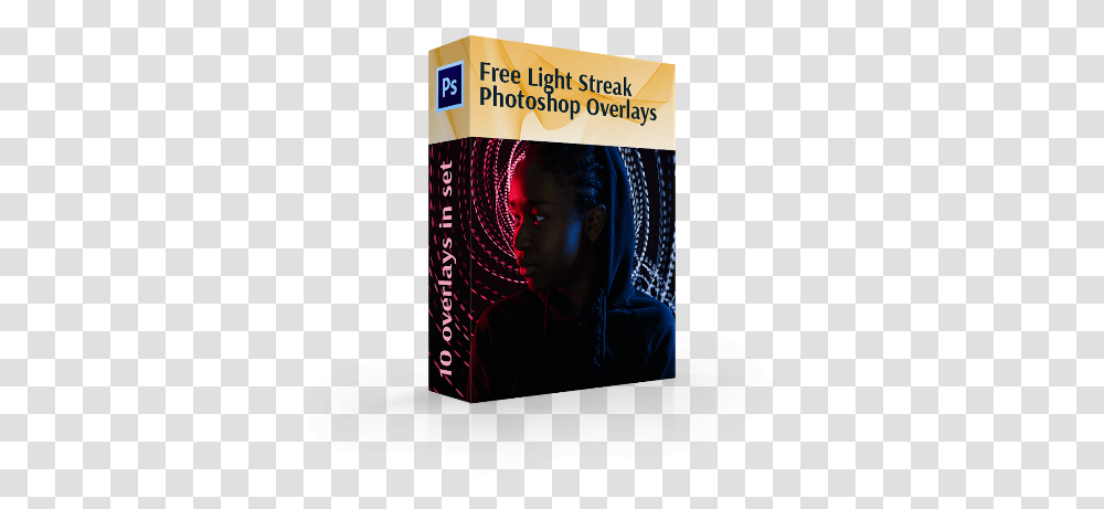 Free Light Streak Overlay Photoshop Album Cover, Person, Advertisement, Poster, Flyer Transparent Png