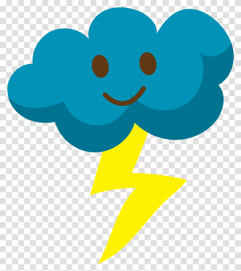 Free Lightning And Cloud Cute With Cute Lightning, Symbol, Logo, Trademark, Art Transparent Png