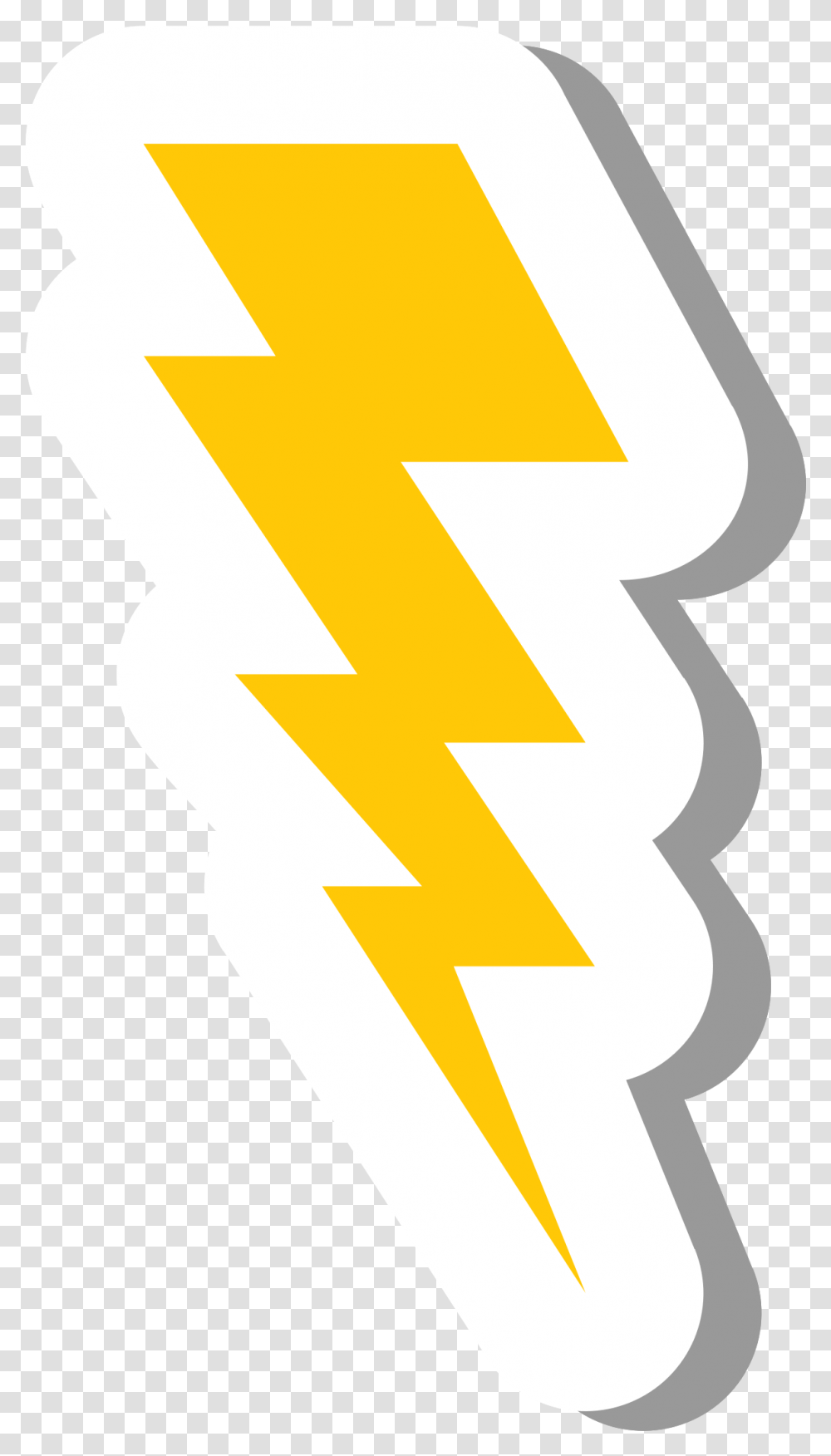 Free Lightning Bolt 1194524 With Vertical, Number, Symbol, Text, Alphabet Transparent Png