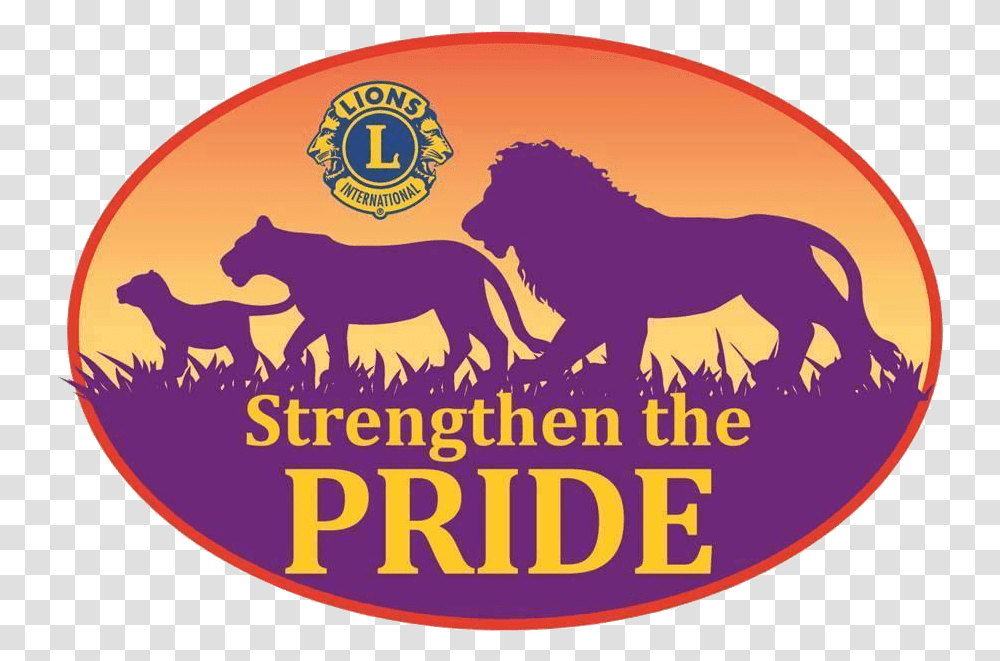 Free Lions Logo Download Clip Art Lions Club International, Label, Text, Mammal, Animal Transparent Png